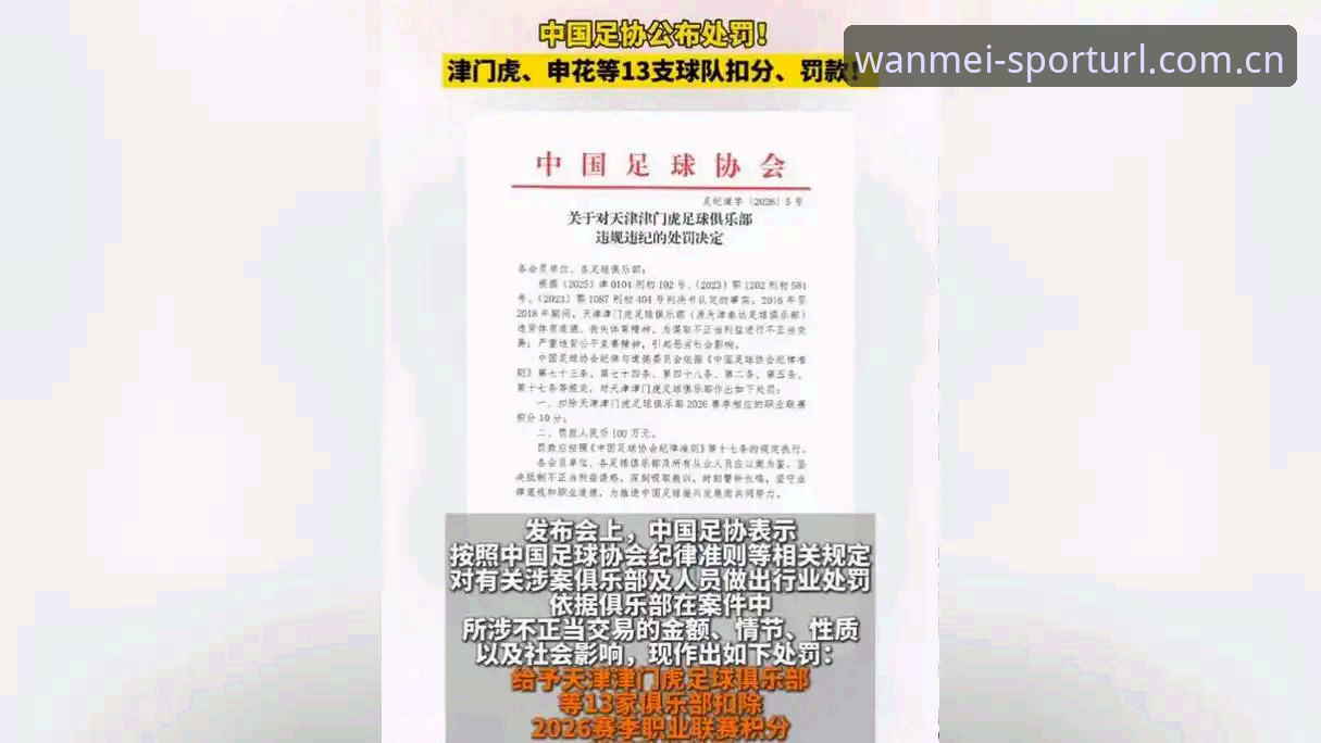 完美体育操作流畅 中国足协第三批禁足名单深度评测:从行业视角看足球反腐风暴的全面影响